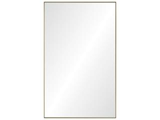 Mirror Home Brushed Brass Rectangular Wall Mirror