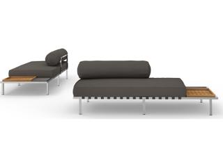 MamaGreen Albatross 316 Stainless Steel Sectional Left Hand Outdoor Loveseat