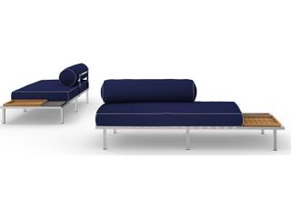 MamaGreen Albatross 316 Stainless Steel Sectional Left Hand Outdoor Loveseat