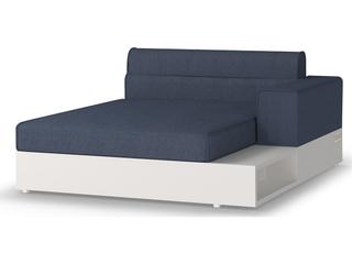 MamaGreen Boulevard Aluminum Left Hand Outdoor Patio Chaise Lounge