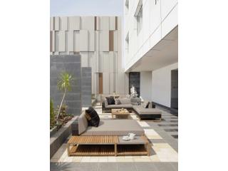 MamaGreen Ekka Wicker Cushion Outdoor Patio Ottoman