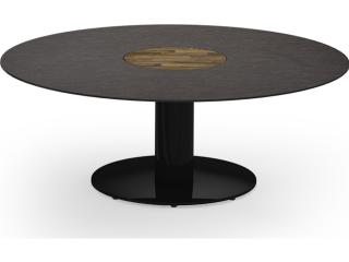 MamaGreen Stizzy Aluminum Round Outdoor Patio Chat Table