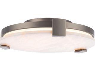 Modern Forms Catalonia 1-Light Antique Nickel LED Round Flush Mount