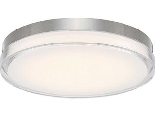 Pi 15-Inch LED Outdoor Flush Mount in Stainless Steel