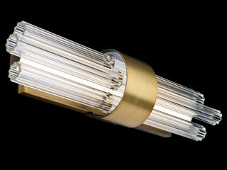 Modern Forms Luzerne 2-Light Aged Brass Glass LED Vanity Light