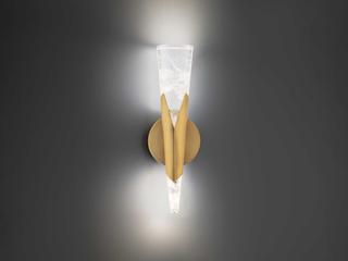 Modern Forms Kilt 1-Light Aged Brass Wall Sconce
