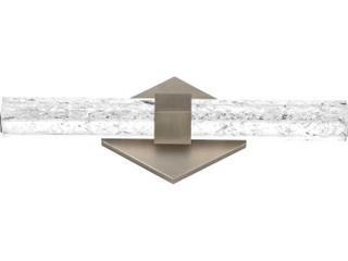 Modern Forms Regal 1-Light Brushed Nickel Crystal LED Vanity Light