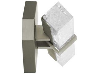 Modern Forms Regal 1-Light Brushed Nickel Crystal LED Vanity Light