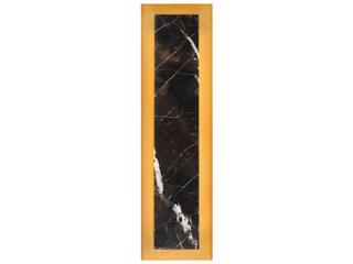 Modern Forms Zurich 1-Light Black Aged Brass Glass LED Wall Sconce