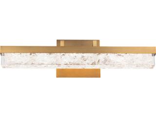 Modern Forms Minx 1-Light Aged Brass LED Vanity Light