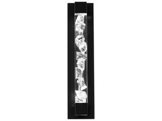 Modern Forms Terra 1-Light Black Crystal LED Vanity Light