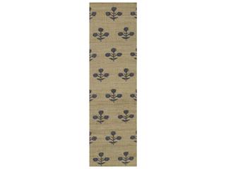 Orchard Floral Hand-Woven Jute and Wool Runner Rug