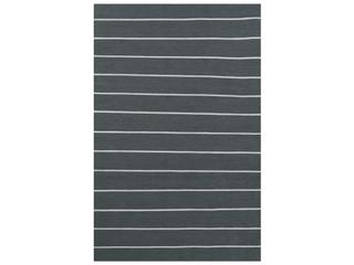 River Striped Indoor Outdoor Area Rug Hand Woven PET