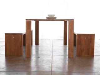Mash Studios Laxseries Rectangular Wood Natural Linseed Oil Dining Table