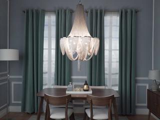 Maxim Lighting Chantilly 1-Light Polished Nickel Empire Chandelier