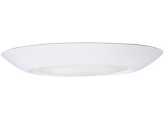 1-Light Diverse 6-Inch LED Flush Mount in White