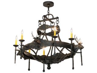 Meyda 8-Light Timeless Bronze Chandelier