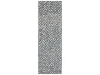Colorado Abstract Chevron Wool Runner Area Rug