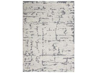 Calvin Klein Sculptural Hand Tufted Wool Area Rug in Blue