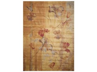 Somerset Floral Power-Loomed Area Rug in Beige