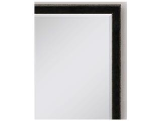Paragon 535 Mirror Group Black Metallic Silvered Wall Rectangular Mirror