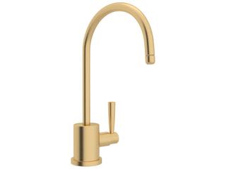 Holborn Filter Kitchen Faucet with Metal Lever Handle in Satin English Gold