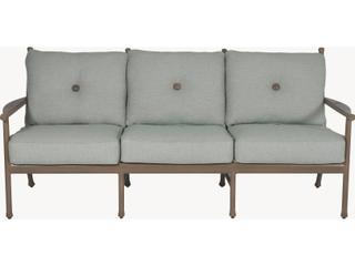 Castelle Lodge Deep Seating Cast Aluminum Loveseat