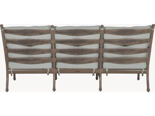 Castelle Lodge Deep Seating Cast Aluminum Loveseat