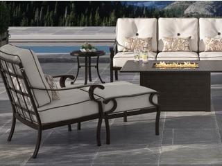 Castelle Monterey Deep Seating Cast Aluminum Patio Lounge Set