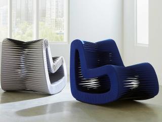 Phillips Collection Seat Belt Rocker Rocking Chair