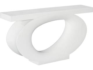 Phillips Collection Rectangular Resin White Console Table