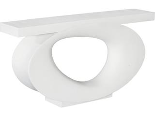 Phillips Collection Rectangular Resin White Console Table
