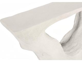 Phillips Collection Rectangular Resin Off White Console Table