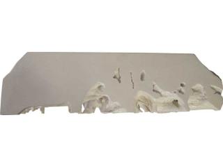 Phillips Collection Cast Naturals Rectangular Off White Console Table