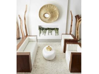 Phillips Collection Gold Leaf Round Wall Mirror