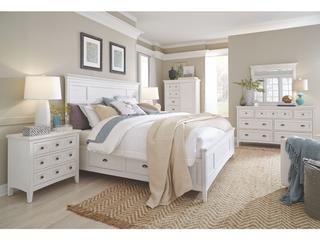 Pulaski Heron Cove Chalk White And Dovetail Grey Dresser Mirror Landscape