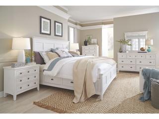 Pulaski Heron Cove Chalk White And Dovetail Grey Dresser Mirror Landscape