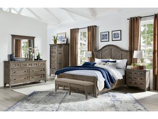 Pulaski Paxton Place Dovetail Grey Dresser Mirror Landscape