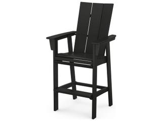POLYWOOD® Modern Recycled Plastic Adirondack Patio Bar Chair