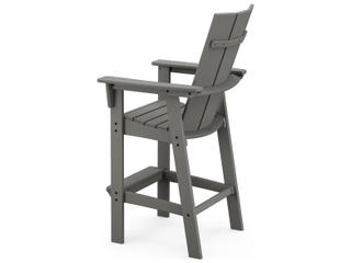 POLYWOOD® Modern Recycled Plastic Adirondack Patio Bar Chair