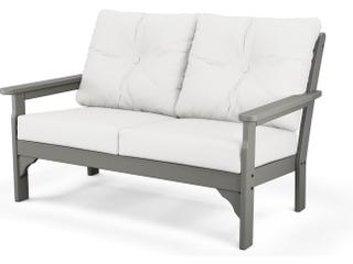 POLYWOOD® Vineyard Recycled Plastic Deep Seating Settee