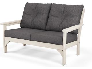 POLYWOOD® Vineyard Recycled Plastic Deep Seating Settee
