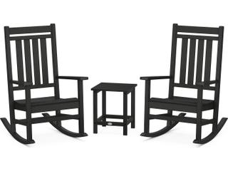 POLYWOOD® Estate Recycled Plastic 3 Piece Patio Lounge Set