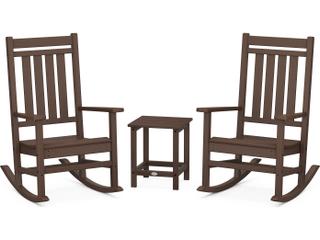 POLYWOOD® Estate Recycled Plastic 3 Piece Patio Lounge Set