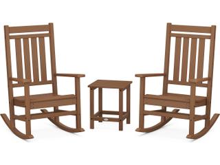 POLYWOOD® Estate Recycled Plastic 3 Piece Patio Lounge Set
