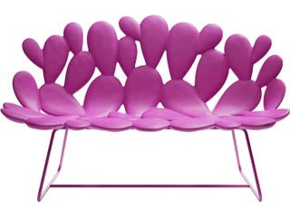 Qeeboo Outdoor Filicudi Fuchsia Recycled Plastic Sofa