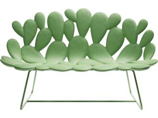 Qeeboo Outdoor Filicudi Balsam Green Recycled Plastic Sofa