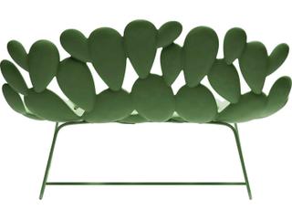 Qeeboo Outdoor Filicudi Balsam Green Recycled Plastic Sofa