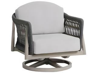 Coconut Grove Silver Pearl Aluminum Cushion Lounge Chair