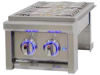 Cutlass Elite Stainless Steel 2 Burner Gas Built-In Grill